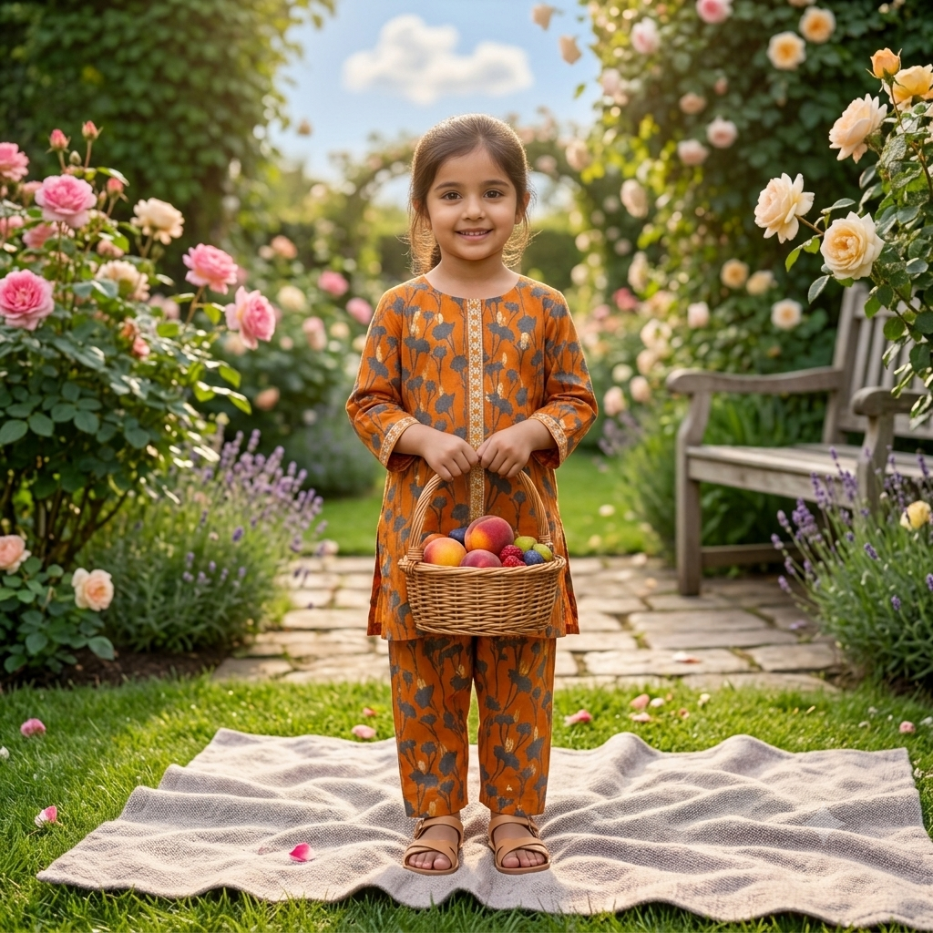 Marigold Fields Traditional Two-Piece Set (Age 5 - 6 Years)
