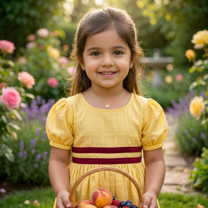 Sweet Sunbeam Dobby Frock (Age 4–5 Years)